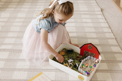 On the Farm Sensory Bin