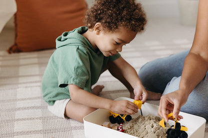 Construction Site Sensory Bin