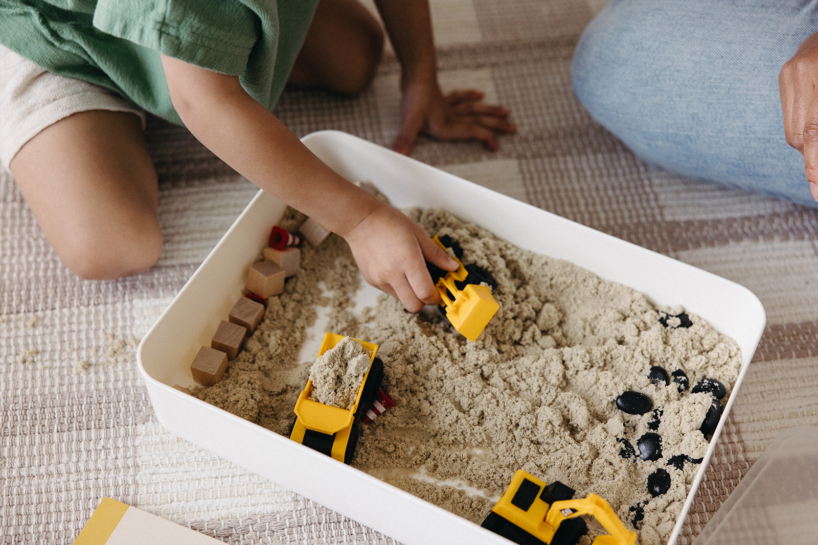 Construction Site Sensory Bin